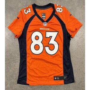 Denver Broncos Wes Welker #83 NFL Nike On Field Jersey Women’s Medium Orange EUC